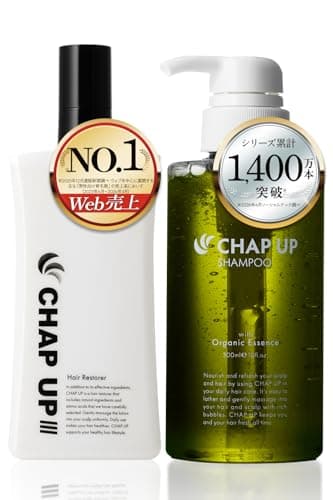 医薬部外品 チャップアップ 薬用育毛剤 育毛ローション 120mL×1本＆ スカルプシャンプー 300mL×1本 アミノ酸 頭皮ケア ヘアトニック