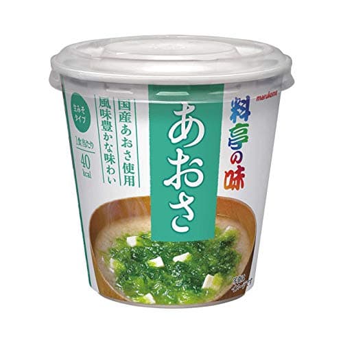 マルコメ カップ料亭の味 あおさ 即席味噌汁 1食×6個 【料亭の味シリーズ】