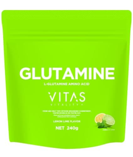 VITAS (バイタス) グルタミン レモンライム風味 粉末 240g