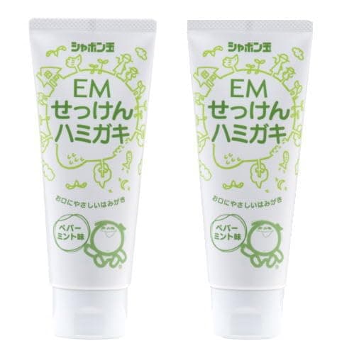 シャボン玉石けん EMせっけんハミガキ 140g×2個