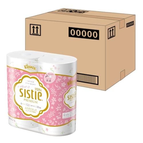 トイレット ダブル ピンク 35m 4ロール クリネックス システィ ハピネスピンク (ケース品)