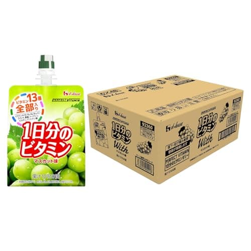 PERFECTVITAMIN 【Amazon.co.jp 限定】PERFECT VITAMIN 1日分のビタミンゼリー マスカット味 With 180g×24袋 ハウスウェルネスフーズ