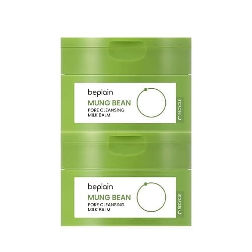 【2個セット】beplain 緑豆毛穴クレンジングミルクバーム 100ml (2個,通常パッケージ)
