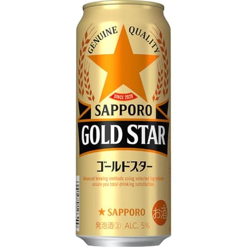 サッポロ GOLD STAR ゴールドスター[新ジャンル 発泡酒 500ml×24本 ]