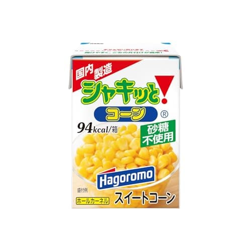 シャキッと! コーン 190g×8個 [砂糖不使用] [紙パック]