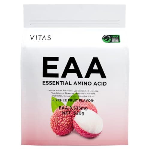 VITAS（バイタス）EAA ライチ風味 520g BCAA 必須アミノ酸9種類配合