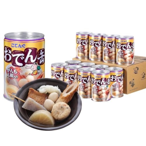 【Amazon.co.jp限定】公式 こてんぐ おでん缶 がんも大根入り 製造から3年賞味 12缶入 ギフト 離れて暮らすたいせつな人へ 缶詰 おつまみ おかず 箸いらず アウトドアにも 非常食 保存食 ローリングストック 缶切り不要