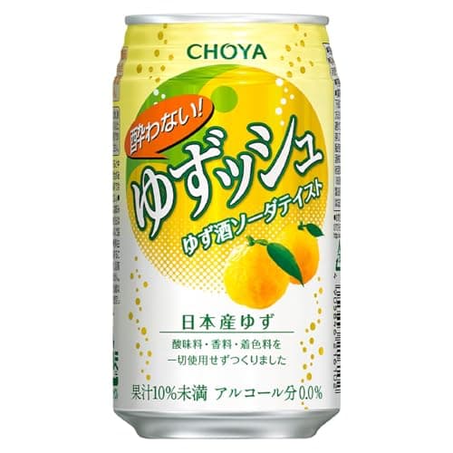 チョーヤ梅酒 酔わないゆずッシュ ノンアルコール [ 350mlx24本 ]