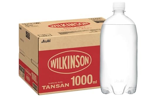 ウィルキンソン タンサン ラベルレスボトル 1L×12本 [炭酸水] [Amazon限定ブランド] [アサヒ飲料] [MS＋B]