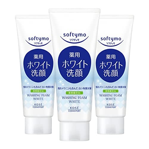KOSE ソフティモ ホワイト 薬用洗顔フォーム 150g 3個セット 鼻用角栓パック おまけ付 洗顔フォーム 角質ケア 【医薬部外品】