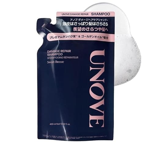 【公式】UNOVE(アノブ) ダメージリペアシャンプー400g 詰め替え 大容量 ヘアケア 韓国シャンプー インバスヘアケア