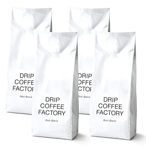 ドリップコーヒーファクトリー 2kg リッチ ブレンド コーヒー 粉 中挽き (2kg(500g×4袋), リッチブレンド)