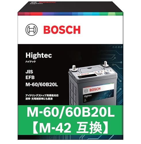 BOSCH (ボッシュ) 国産車バッテリー HT-M-60/60B20L Hightec JIS EFB