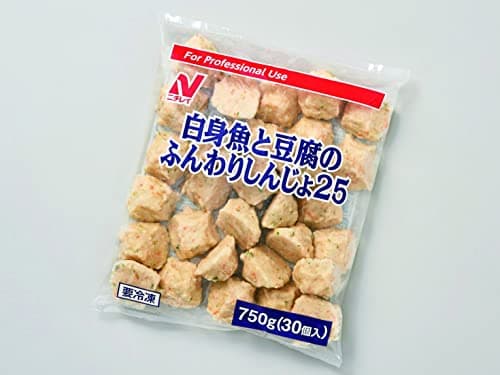 [冷凍]ニチレイ 白身魚と豆腐のふんわりしんじょ２５ 750g(30個入) ×3袋