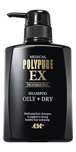 医薬部外品 ポリピュアEX スカルプシャンプー 1本 男性用／女性用 ノンシリコン／コンディショナー不要 薬用シャンプー 350ml