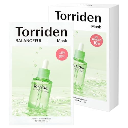 トリデン(Torriden) バランスフルシカマスク 10枚入 【公式・正規品】 フェイスマスク フェイスパック シートマスク 保湿 CICA