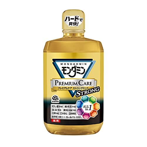 モンダミン プレミアムケア ストロングミント マウスウォッシュ 洗口液 口臭対策 強刺激 医薬部外品 1300mL