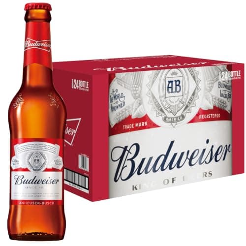 バドワイザー 瓶 Budweiser ラガービール 330ml x 24本 |ケース買い