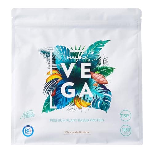 HALEO ソイプロテイン VEGA(ベガ) 自然素材 人工甘味料不使用 イヌリン 食物繊維 乳酸菌 チョコレートバナナ風味 1060g
