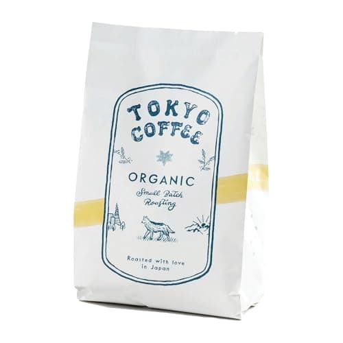 TOKYO COFFEE 東京コーヒー オリジナル オーガニック ブレンド 自家焙煎 有機JAS 珈琲豆 (豆のまま 200g)