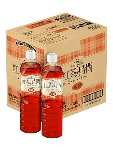 紅茶の時間 ストレートティー 低糖 ペットボトル 900ml×12本