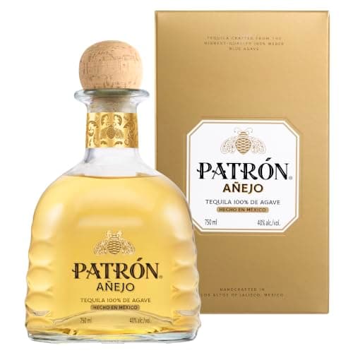 パトロン アネホ[ プレミアム テキーラ メキシコ産 750ml 40% ][ギフトBox入り][正規品] - 最低12ヶ月以上オーク樽で熟成 / 100%ブルーアガベ / 手造り少量生産 / 世界No. 1スーパープレミアムテキーラ