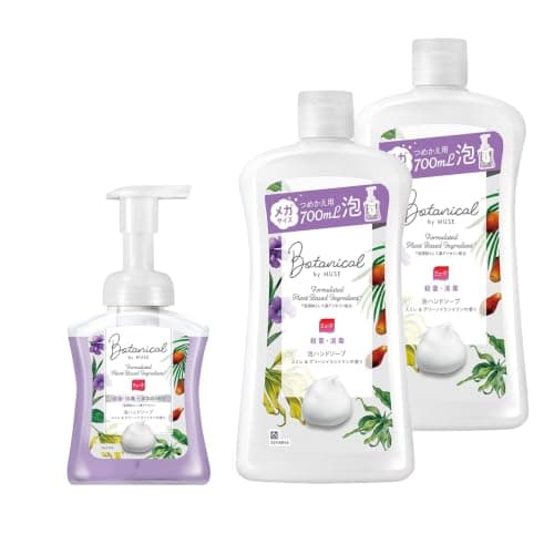 【LDK A評価受賞】ハンドソープ 泡 ミューズ ボタニカル 本体 250mL + 詰め替え 700mL×2個