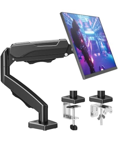 MOUNTUP PCモニターアーム 32インチ対応 ディスプレイアーム 耐荷重2～8kg 液晶モニタースタンド クランプ式 グロメット式 VESA対応 75x75mm 100×100mm