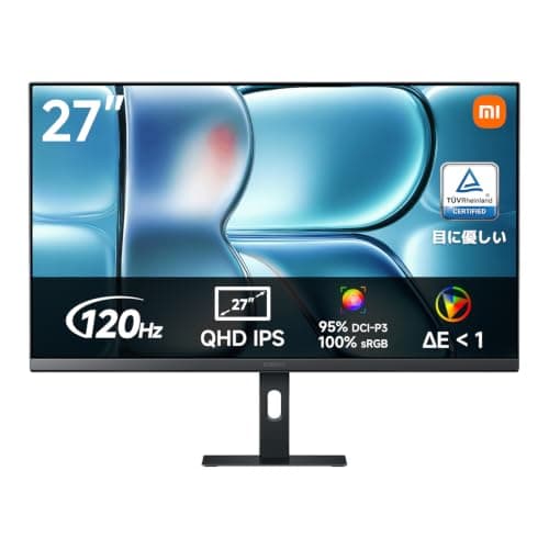Xiaomi A27Qi 27インチ モニター QHD 2560×1440 120Hz IPS