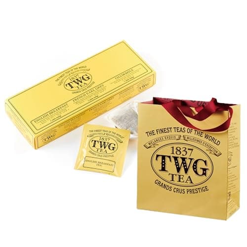 【TWG Tea】紅茶 アソート ギフト ティーバッグ 15個入り｜紙袋付き ラッピング済み｜Classic Teabag Selection｜贈答用 プレゼント 贈り物