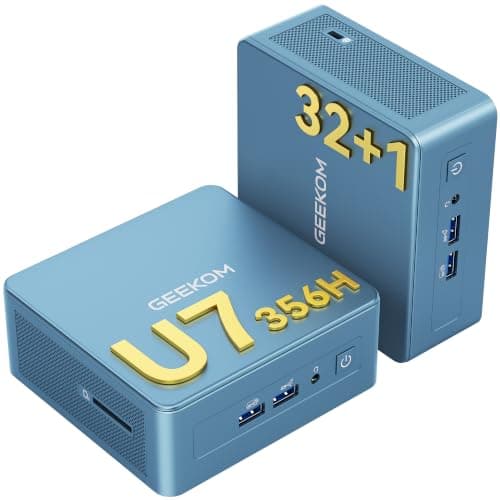 GEEKOM IT13 AI ミニPC【第16世代·AIが仕事を先回り】Intel Core Ultra 7 356H搭載 DDR5 32GB+1TB SSD｜Xe3グラフィック｜USB4×2｜WiFi 7｜2.5G LAN｜4画面8K｜1095日保証｜Win 11｜在宅/オフィス/法人向け mini pc