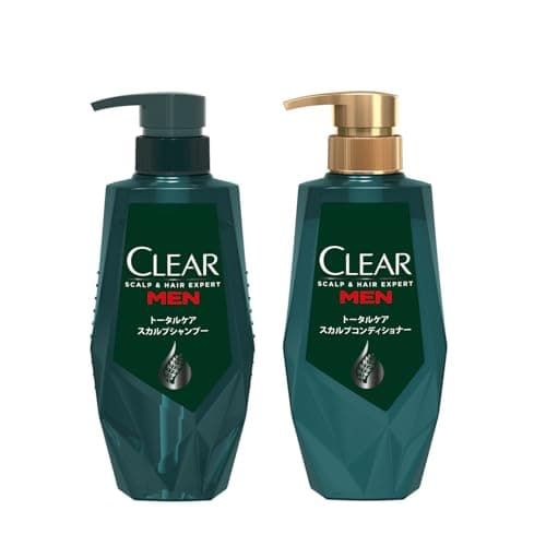 CLEAR (クリア) フォーメン トータルケア スカルプ シャンプー コンディショナー(トリートメント)セット メンズ ポンプ 各350g 男性用