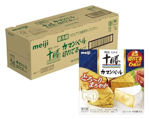 明治(乳製品) 北海道十勝カマンベールチーズ切れてるタイプ 90g×9個 【クール便】
