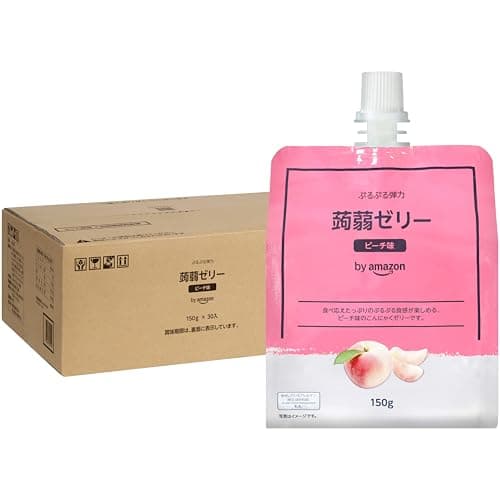 by Amazon 蒟蒻ゼリー ピーチ味 150g x 30個