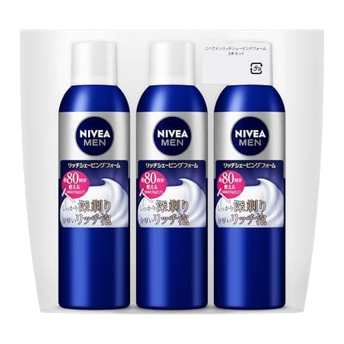 NIVEA MEN ニベアメン リッチシェービングフォーム 3個セット(245g×3個)