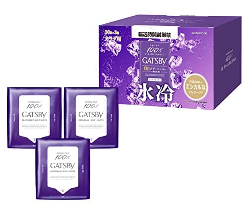 【Amazon.co.jp限定】 GATSBY(ギャツビー) 【医薬部外品】 アイスデオドラント ボディペーパー アイスフルーティ [ 爽快 氷冷 ] [ 制汗 デオドラント ] メンズ ボディシート セット 外装袋レス仕様 30枚×3個