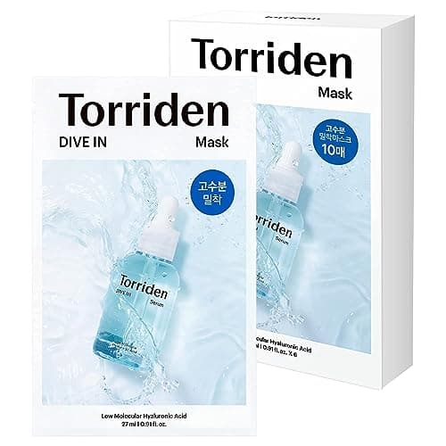 トリデン(Torriden) ダイブインマスク 10枚入 【公式・正規品】 フェイスマスク フェイスパック シートマスク 保湿 ヒアルロン酸