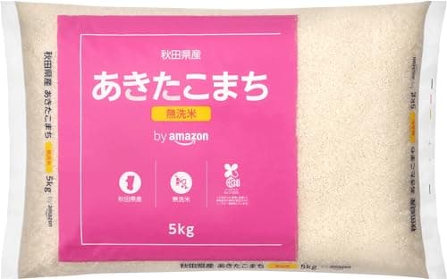 by Amazon 秋田県産 あきたこまち 無洗米 5kg 令和7年産