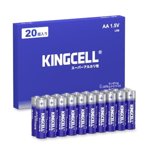KINGCELL 単3形 アルカリ乾電池 20本セット ハイパワー 大容量 液漏れ防止 耐久 長持ち 保存期限10年 おもちゃ 電池式ランタン 懐中電灯 時計 リモコン 携帯ラジオ 防災用