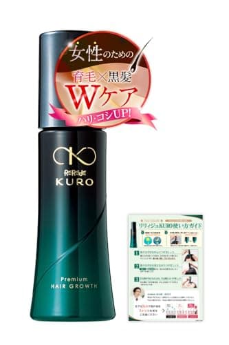 ウェルベスト 薬用リリィジュ KURO 75mL 女性用 育毛剤 白髪ケア 薄毛 抜け毛 医薬部外品 (約1ヵ月分)