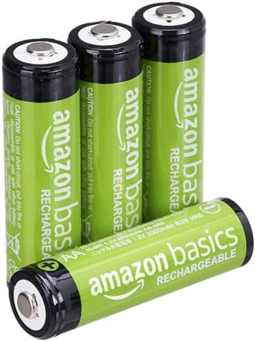 Amazonベーシック 充電池 単3形 ニッケル水素電池 4本 大容量バッテリー 2000mAh 1.2V くり返し最大500回 充電済