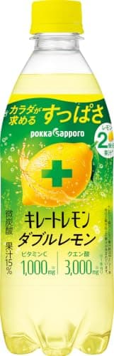 キレートレモン Wレモン 炭酸飲料 500ml×24本 ペットボトル