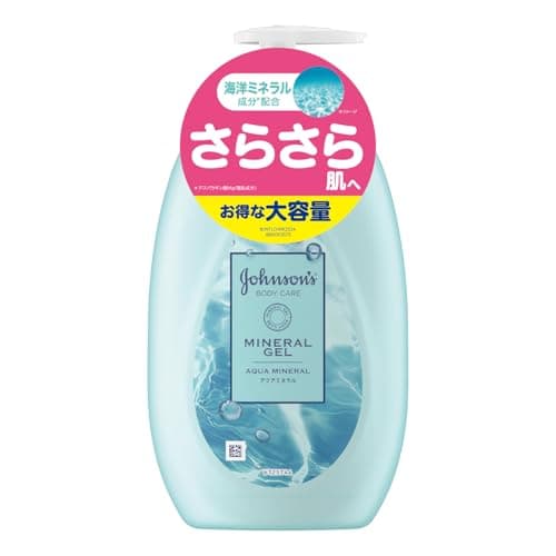 ジョンソンボディケア ミネラルジェリーローション 500ml アクアミネラルの香り ボディクリーム ジェル ポンプ 保湿 べたつかない 夏 【大容量】