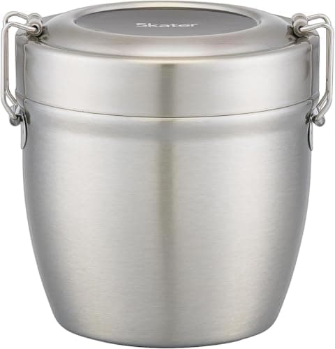 スケーター(Skater) 抗菌 保温弁当箱 丼型 ステンレス 弁当箱 550ml シルバー STLBD6AG-A