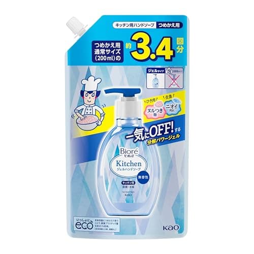 ビオレu ビオレｕ キッチンジェルハンドソープ 無香性 つめかえ 680ｍｌ ハンドソープ