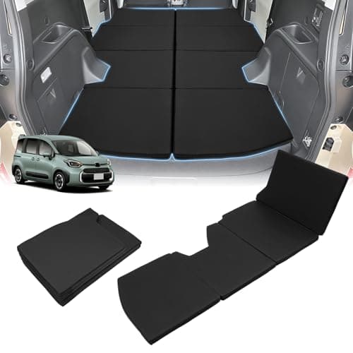 GIMUYA 「幅広改良」トヨタに適合 新型 シエンタ 10系 MXP 5人乗り 車中泊 マット 助手席 運転席 2枚 折りたたみ ベッドキット