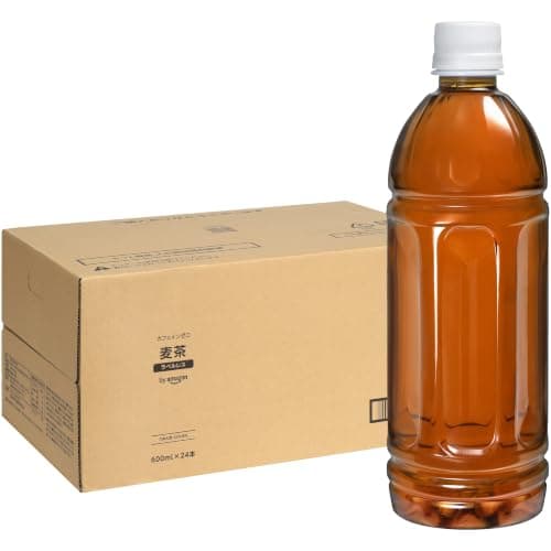 by Amazon ラベルレス 麦茶 600ml x 24本