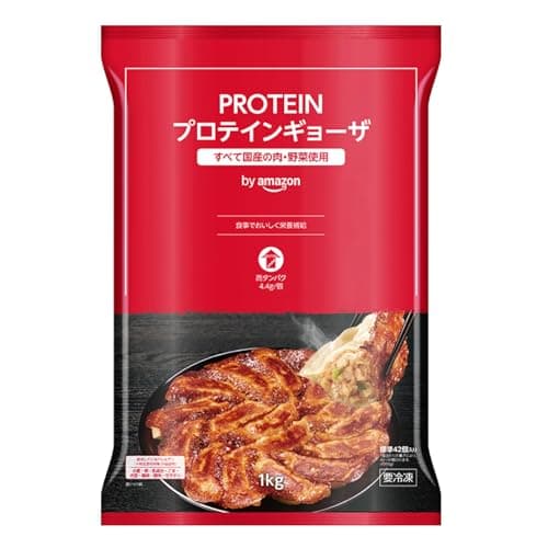 [冷凍] by Amazon 味の素 PROTEINプロテインギョーザ 1kg 高タンパク 35.2g/1食(8個)当たり