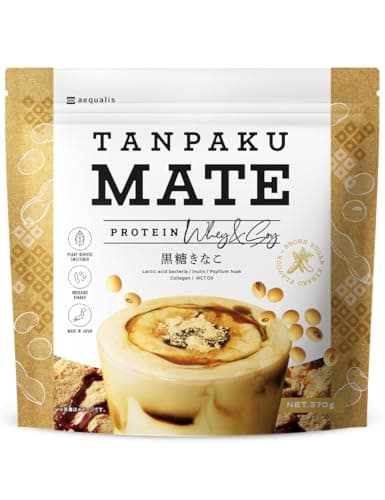 タンパクメイト 黒糖きな粉風味 美味しい プロテイン 置き換え ダイエット 370g 1袋