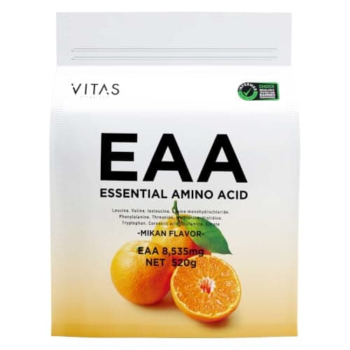 VITAS（バイタス）EAA なーすけFitness監修 みかん風味 520g BCAA 必須アミノ酸9種類配合